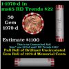 Image 1 : Shotgun Lincoln 1c roll, 1979-d 50 pcs Bank Wrapper.