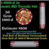 Image 1 : Shotgun Lincoln 1c roll, 1960-d 50 pcs Bank Wrapper.