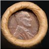 Image 2 : Mixed small cents 1c orig shotgun roll, 1919-d Wheat Cent, 1890 Indian Cent other end, Brinks Wrappe
