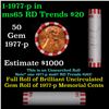 Image 1 : Shotgun Lincoln 1c roll, 1977-p 50 pcs Bank Wrapper.