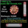 Image 1 : Shotgun Lincoln 1c roll, 1965-p 50 pcs Bank Wrapper.