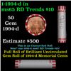 Image 1 : Shotgun Lincoln 1c roll, 1994-d 50 pcs Bank Wrapper.