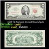 Image 1 : 1963 $2 Red seal United States Note Grades Gem CU