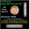 Image 1 : Shotgun Lincoln 1c roll, 1973-d 50 pcs Bank Wrapper.