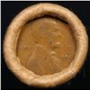 Image 2 : Mixed small cents 1c orig shotgun roll, 1918-s Wheat Cent, 1892 Indian Cent other end, Brinks Wrappe