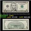 Image 1 : 1999 **Star Note** $5 Green Seal Federal Reserve Note Grades Gem CU