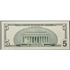 Image 3 : 1999 **Star Note** $5 Green Seal Federal Reserve Note Grades Gem CU