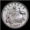 Image 3 : 1942D Australia Sixpence 6p KM# 38 Grades Choice Unc