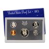 Image 3 : Group of 2 United States Mint Proof Sets 1970-1971. Contains 1970 Kennedy Half Dollar was struck in 