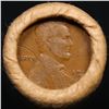 Image 2 : Mixed small cents 1c orig shotgun roll, 1917-s Wheat Cent, 1863 Indian Cent other end, Brinks Wrappe