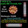 Image 1 : Shotgun Lincoln 1c roll, 1979-d 50 pcs Bank Wrapper.