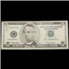 Image 2 : **Star Note** 1999 $5 Green Seal Federal Reserve Note Grades vf+