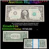 Image 1 : ***Auction Highlight*** 94 x Consecutive Serial Numbered 1977 $1 Green Seal Federal Reserve Notes Gr