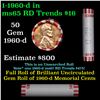 Image 1 : Shotgun Lincoln 1c roll, 1960-d 50 pcs Bank Wrapper.