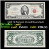 Image 1 : 1963 $2 Red seal United States Note Grades Gem CU