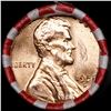 Image 2 : Shotgun Lincoln 1c roll, 1957-d 50 pcs Bank Wrapper.