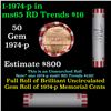 Image 1 : Shotgun Lincoln 1c roll, 1974-p 50 pcs Bank Wrapper.