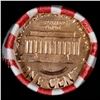 Image 2 : Shotgun Lincoln 1c roll, 1963-d 50 pcs Bank Wrapper.