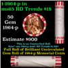 Image 1 : Shotgun Lincoln 1c roll, 1964-p 50 pcs Bank Wrapper.