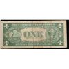 Image 3 : **Star Note**1935F $1 Blue Seal Silver Certificate Grades vf, very fine