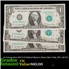 Image 1 : 3x Consecutive 1977A $1 Federal Reserve Notes (New York, NY), All CU Grades CU