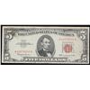 Image 2 : 1963 $5 Red seal United States Note Grades vf+