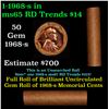 Image 1 : Shotgun Lincoln 1c roll, 1968-s 50 pcs Brandt Wrapper.