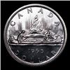 Image 3 : 1965 Small Beads, Pointed 5 Canada Dollar $1 Grades GEM+ UNC PL