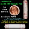 Image 1 : Shotgun Lincoln 1c roll, 1996-d 50 pcs Bank Wrapper.