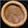 Image 2 : Mixed small cents 1c orig shotgun roll, 1918-d Wheat Cent, 1899 Indian Cent other end, Brinks Wrappe