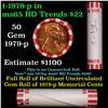 Image 1 : Shotgun Lincoln 1c roll, 1979-p 50 pcs Bank Wrapper.