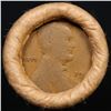 Image 2 : Mixed small cents 1c orig shotgun roll, 1917-d Wheat Cent, 1895 Indian Cent other end, Brinks Wrappe