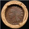 Image 3 : Mixed small cents 1c orig shotgun roll, 1918-d Wheat Cent, 1883 Indian Cent other end, Brinks Wrappe