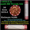 Image 1 : Shotgun Lincoln 1c roll, 1970-d 50 pcs Bank Wrapper.