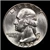 Image 2 : 1952-p Washington Quarter 25c Grades GEM+ Unc