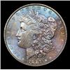 Image 2 : 1887-p Morgan Dollar Colorfully Toned $1 Grades Choice+ Unc