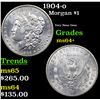 Image 1 : 1904-o Morgan Dollar $1 Grades Choice+ Unc