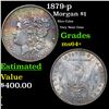 Image 1 : 1879-p Morgan Dollar $1 Grades Choice+ Unc