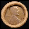 Image 2 : Mixed small cents 1c orig shotgun roll, 1919-s Wheat Cent, 1890 Indian Cent other end, Brinks Wrappe