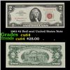 Image 1 : 1963 $2 Red seal United States Note Grades Choice CU