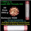 Image 1 : Shotgun Lincoln 1c roll, 1982-p 50 pcs Bank Wrapper.