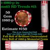 Image 1 : Shotgun Lincoln 1c roll, 1980-p 50 pcs Bank Wrapper.