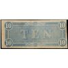 Image 3 : 1864 $10 Confederate Note, T68 Grades Choice AU