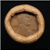 Image 2 : Mixed small cents 1c orig shotgun roll, 1919-s Wheat Cent, 1899 Indian Cent other end, Brinks Wrappe