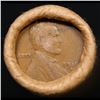 Image 2 : Mixed small cents 1c orig shotgun roll, 1919-d Wheat Cent, 1890 Indian Cent other end, Brinks Wrappe