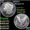 Image 1 : 1879-s Morgan Dollar $1 Grades Choice Unc+ PL