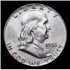 Image 2 : 1955-p Bugs Bunny Franklin Half Dollar FS-401 50c Grades Select+ Unc