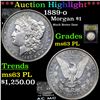 Image 1 : ***Auction Highlight*** 1889-o Morgan Dollar $1 Graded Select Unc PL BY USCG (fc)