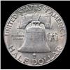 Image 3 : 1948-d Franklin Half Dollar 50c Grades Choice AU/BU Slider
