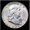 Image 2 : 1948-d Franklin Half Dollar 50c Grades Select Unc